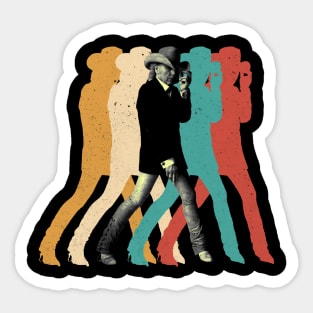 Rainbow Dwight Yoakam Classic Sticker